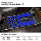 Mercedes-Benz SEC Mittelkonsole 8 Ausführung - PPF Lackschutzfolie W126 C126 – A1266803409