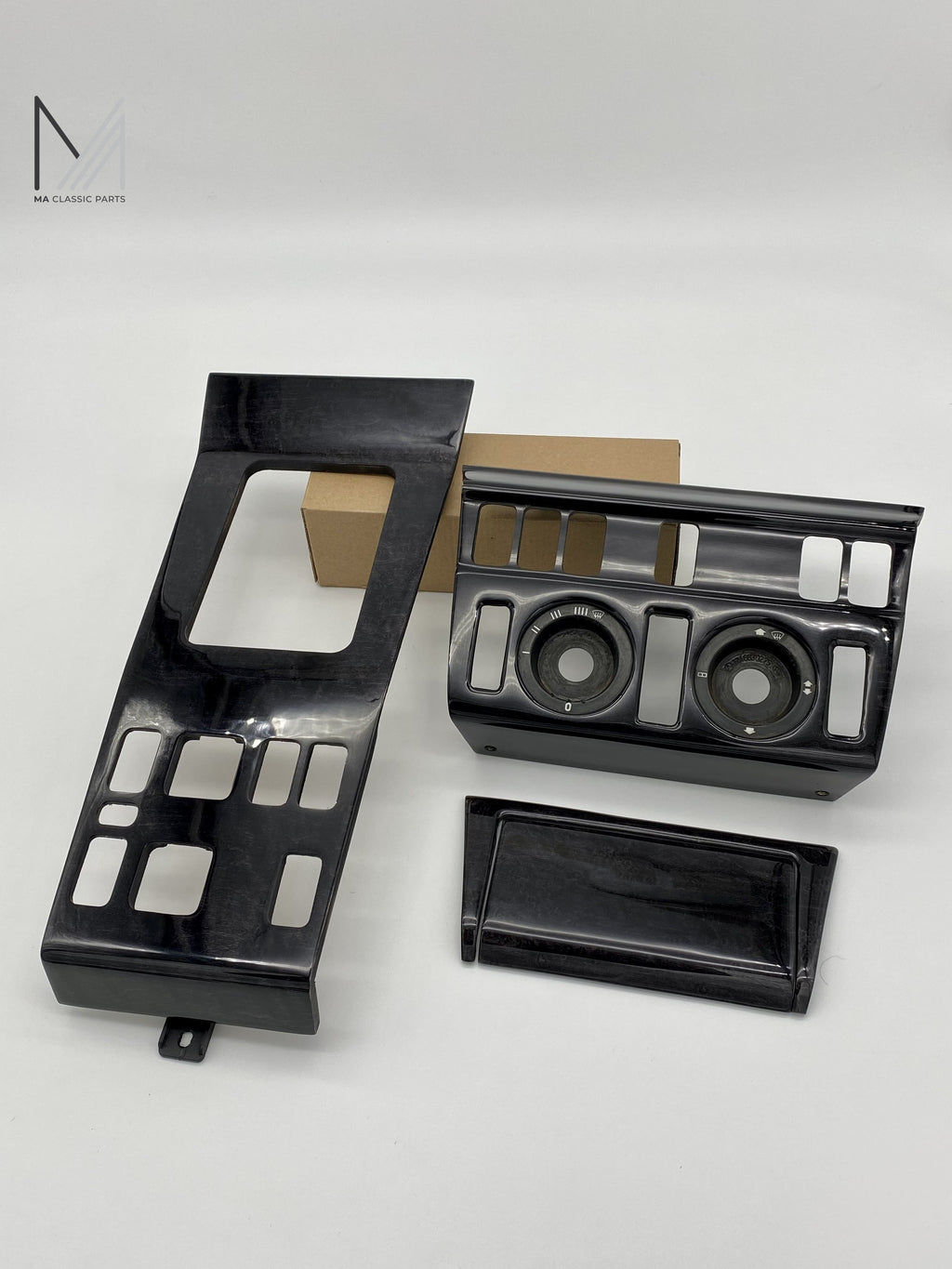 Vogelaugenahorn Set für Mercedes Benz W124 Cabrio (4x EFH, Klima, 6x Ausschnitt)