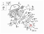 Mercedes-Benz Türgriff innen oben hinten W220 NEU – A2208101754 – Ansicht 4