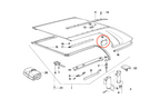 BMW E30 Hardtop-Pfosten Abdeckungen li. od. re. NEU – Ansicht 3