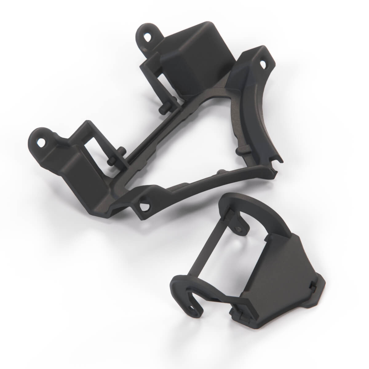Mercedes-Benz SL Scheinwerfer-Waschanlage Abdeckung Halterung Schwarz R230 – A2308800305