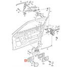 Audi Türgriff-Blende 80 B2 100 C3 Porsche 924 944 928 VW Golf Scirocco NEU – Ansicht 4