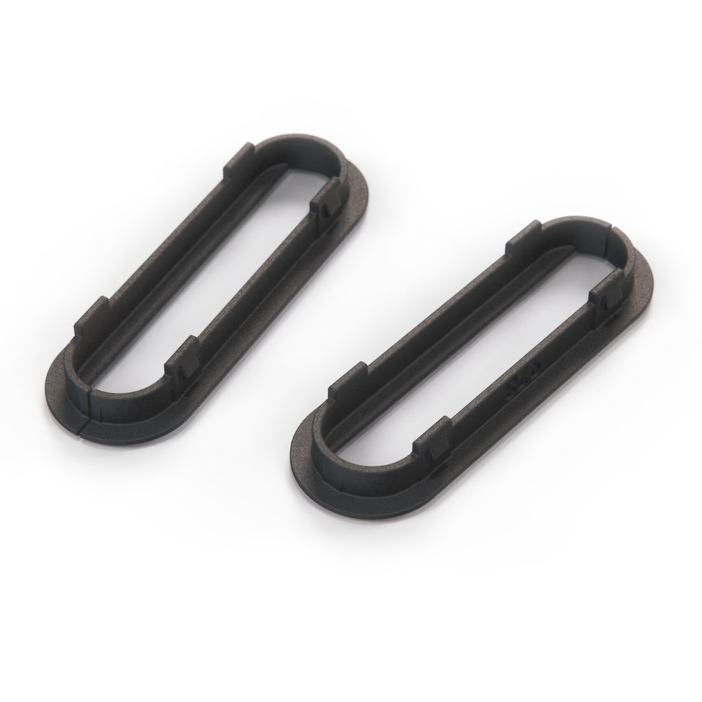Porsche 924 944 968 Gurtführung Rosette Set von Schwarz – Ansicht 3