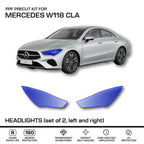 Mercedes-Benz Scheinwerfer-Schutzfolie PPF 2er-Satz CLA C118 X118 NEU
