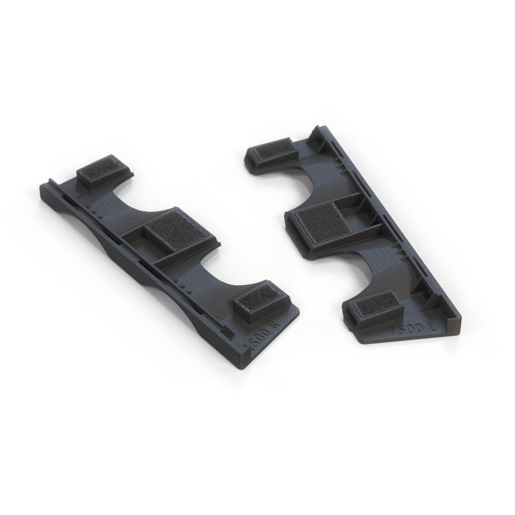 Audi 100/200 A6 100 Becherhalter seitlich Rahmen Set von li. u. re. Schwarz und – Ansicht 3